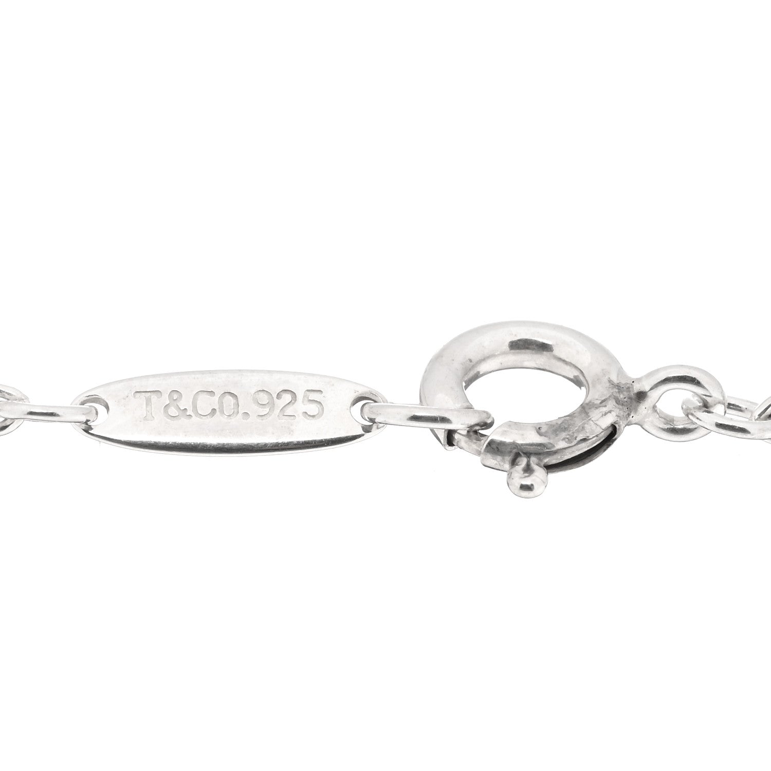 Tiffany Sterling Silver Elsa Peretti Five Teardrop Charm Bracelet 3 of 3