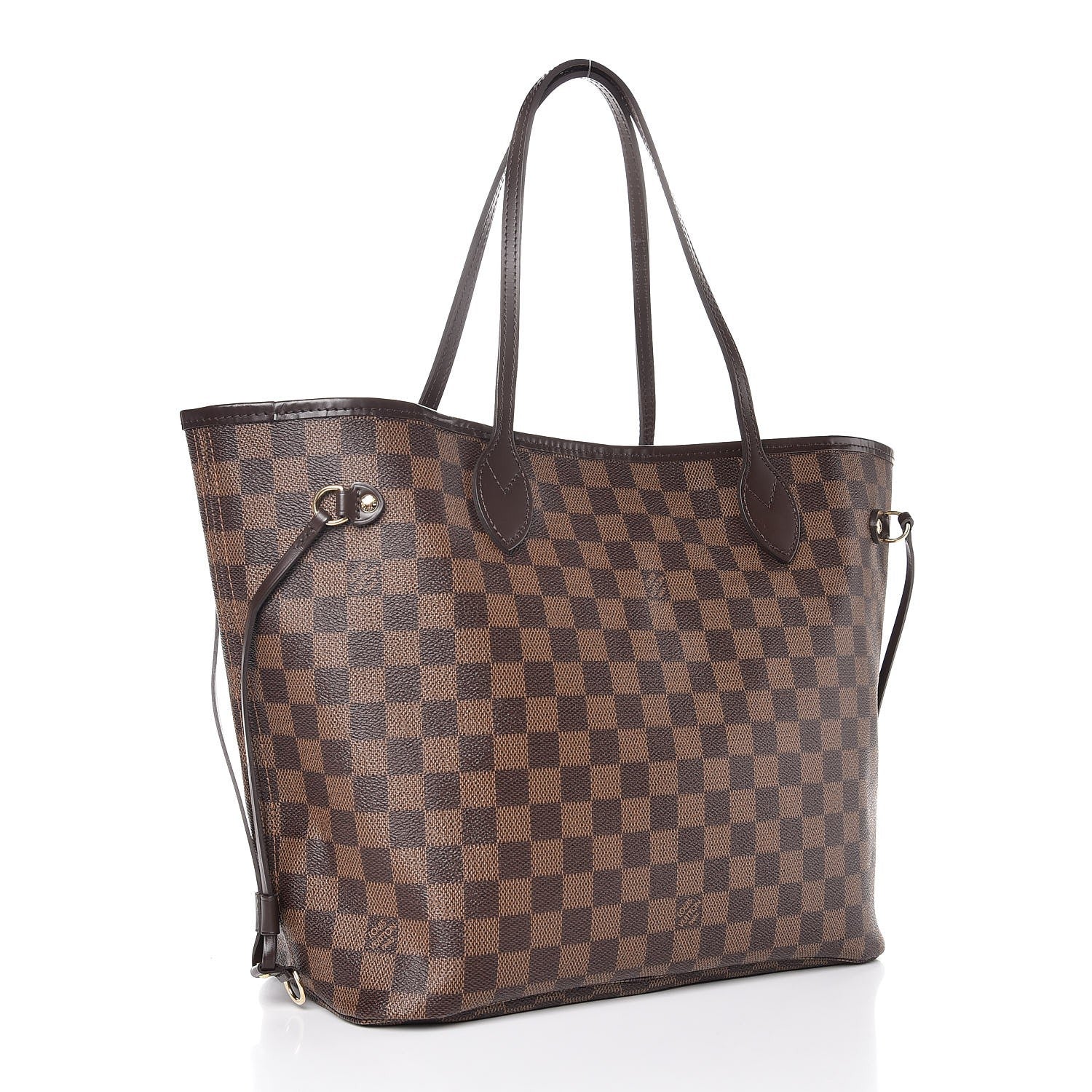 Louis Vuitton Damier Ebene Neo Neverfull MM Rose Ballerine 4 of 9
