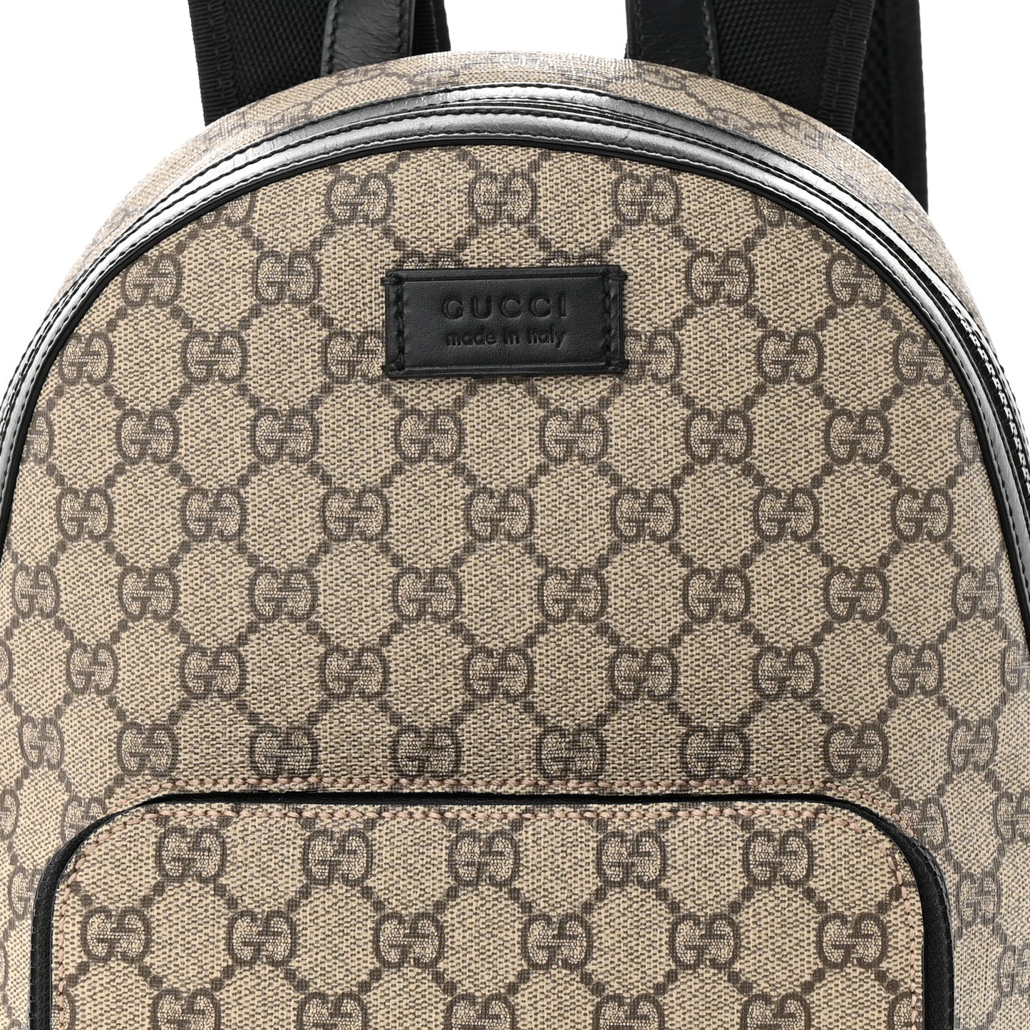 GG Supreme Monogram Small Eden Day Backpack Black