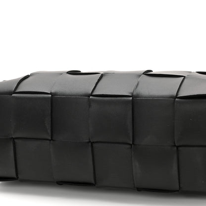 Bottega Veneta Lambskin Maxi Intrecciato Brick Cassette Bag Black 10 of 10