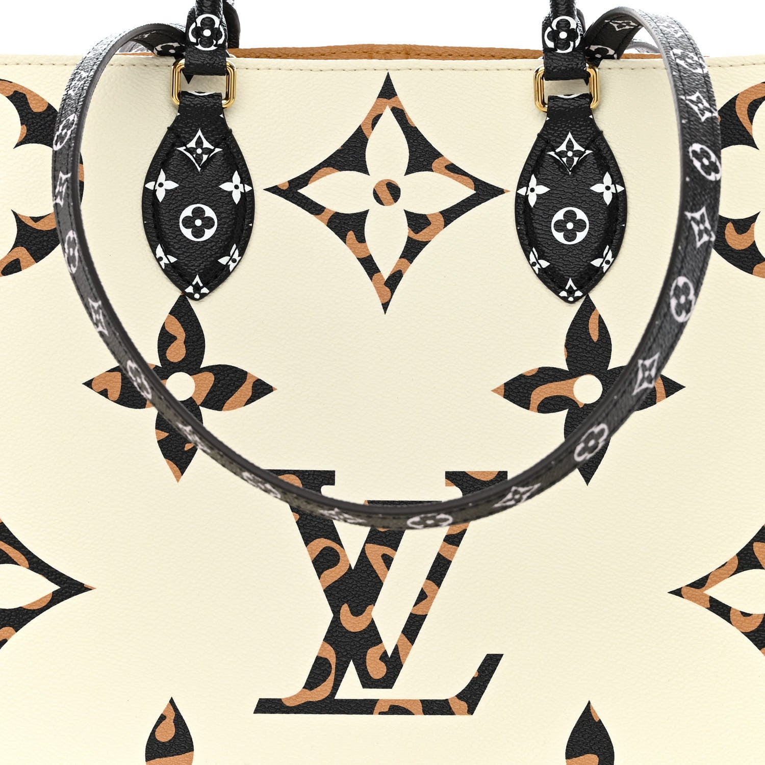 Louis Vuitton Monogram Giant Jungle Onthego GM Ivory 8 of 10