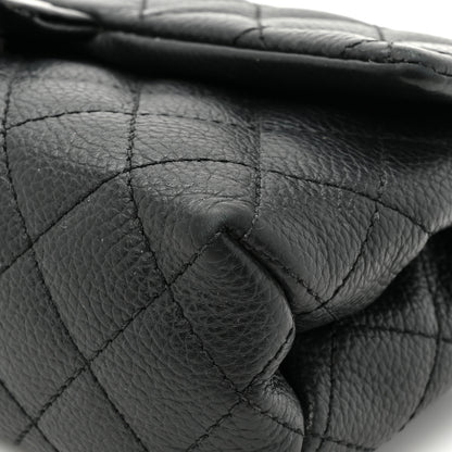 Chanel Grained Calfskin Quilted 2.55 Reissue Flap Belt Bag Clutch Black 12 of 16