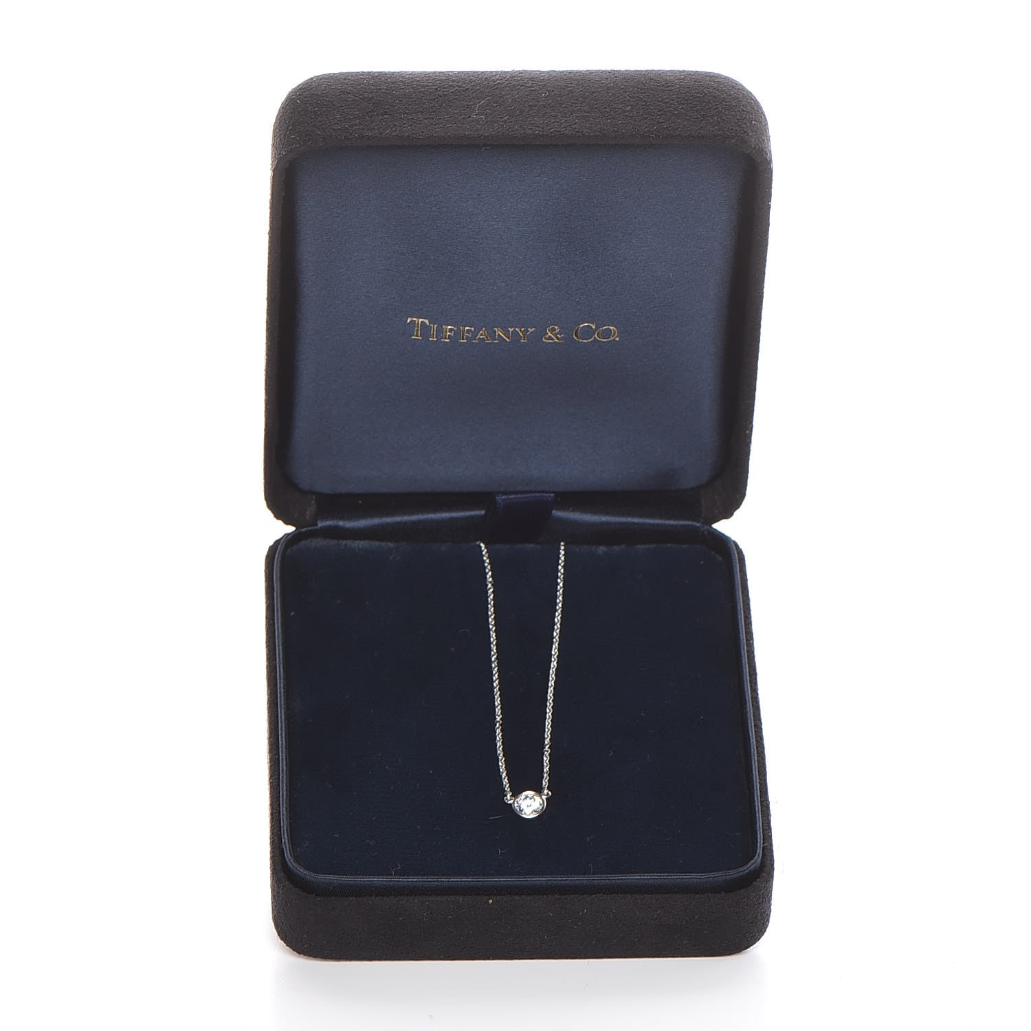 Tiffany Platinum Diamond .35ct Elsa Peretti Diamonds by the Yard Pendant Necklace 8 of 8
