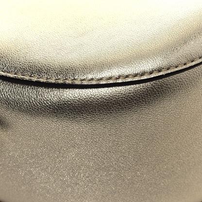 Chloe Metallic Small Grain Calfskin Kiss Bag Gold 5 of 11