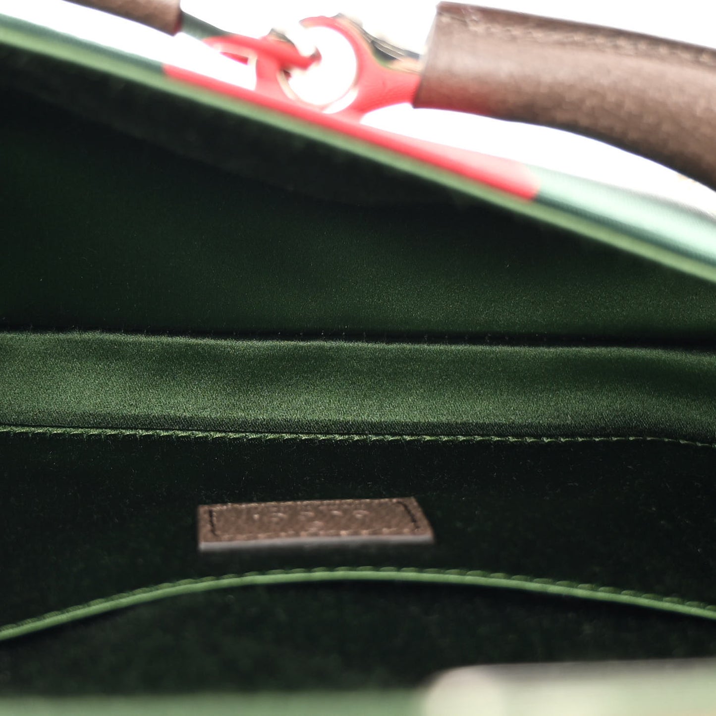 Monogram Textured Dollar Calfskin Heavy Grosgrain Web Medium Maxi Horsebit Chain Shoulder Bag Beige Ebony New Acero