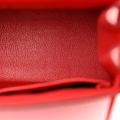 Hermes Epsom Kelly Sellier 28 Rouge Tomate 21 of 29