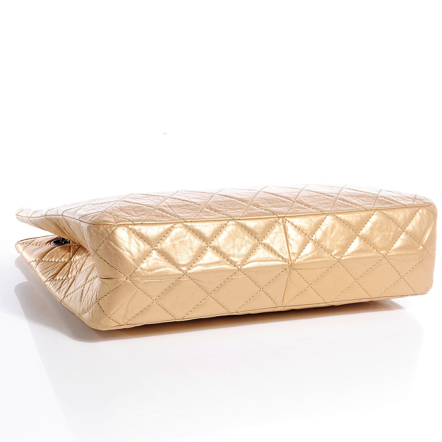 Chanel Aged Calfskin Reissue 2.55 Tote Light Gold 4 of 7