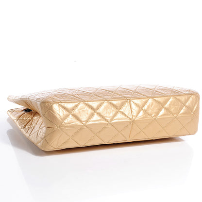 Chanel Aged Calfskin Reissue 2.55 Tote Light Gold 4 of 7