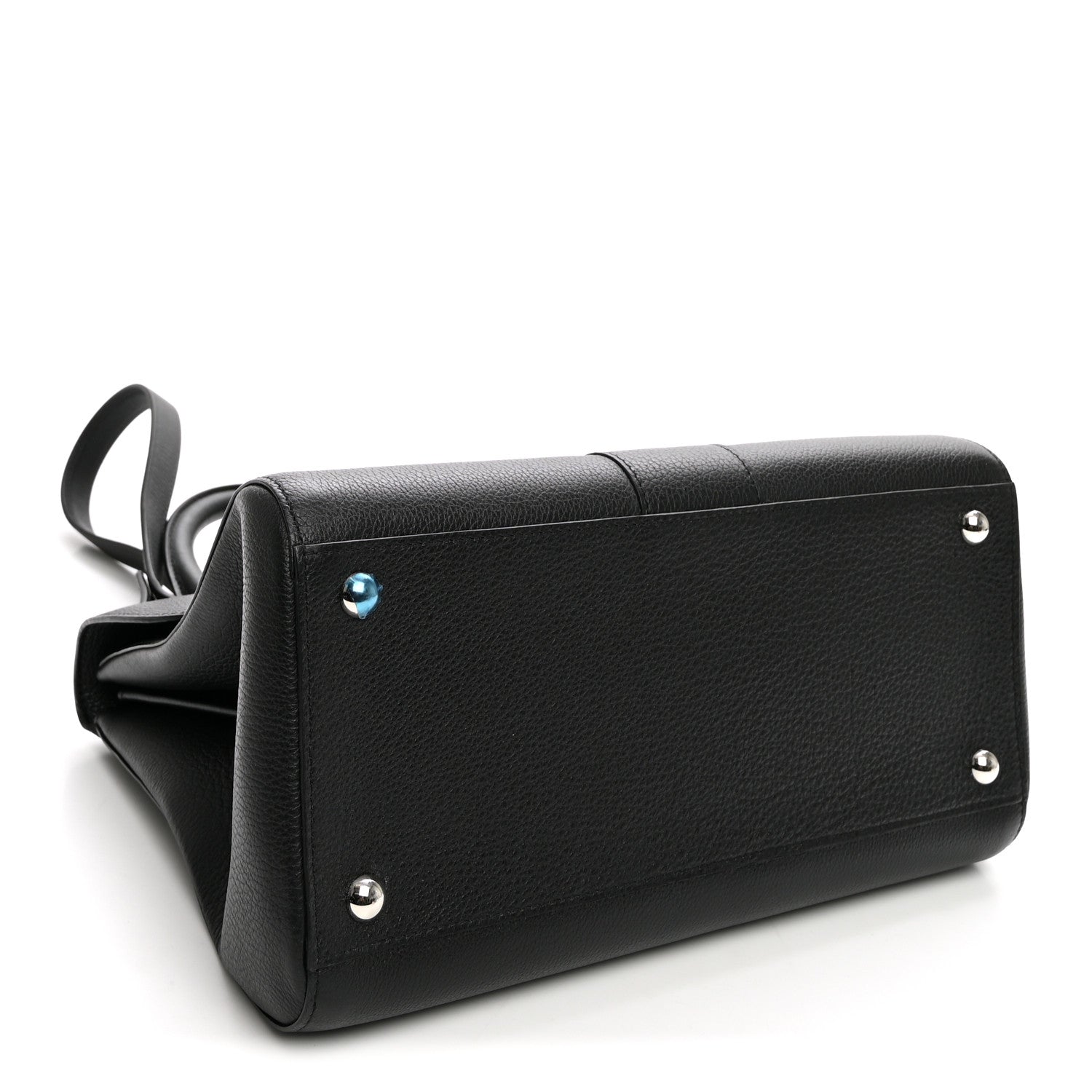 Delvaux Grained Calfskin MM Brillant Satchel Black 4 of 10
