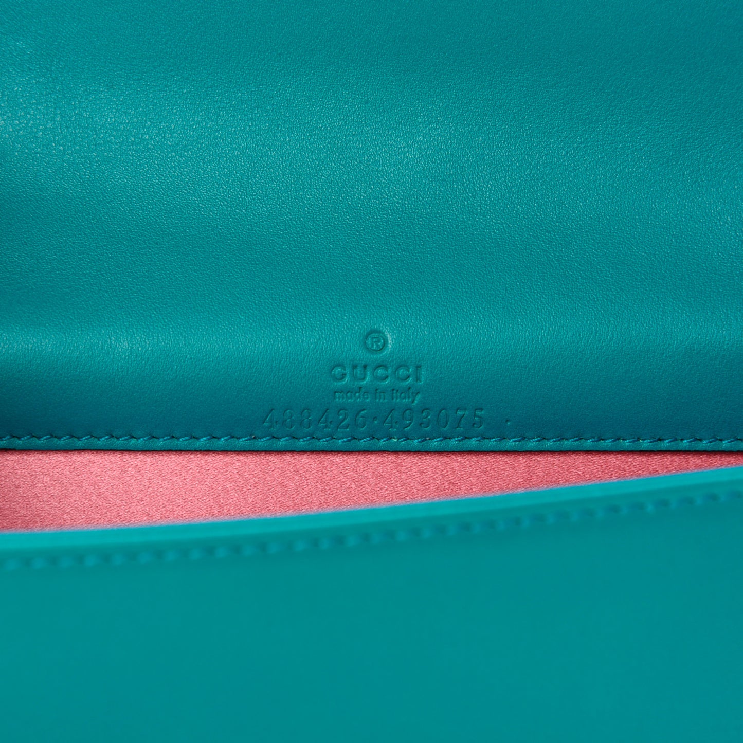 Velvet Matelasse GG Marmont Mini Bag Pavone Cyan