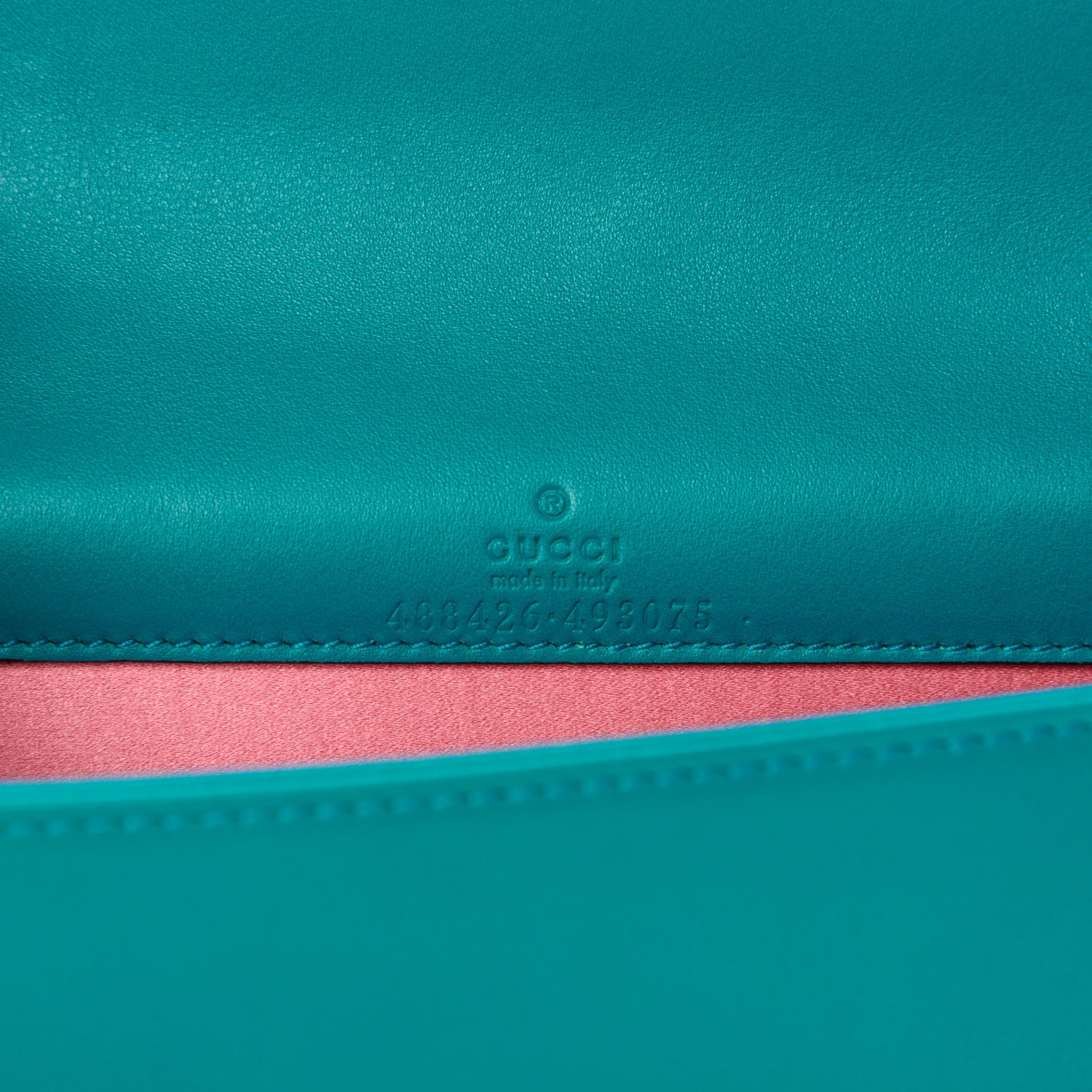 Gucci Velvet Matelasse GG Marmont Mini Bag Pavone Cyan 8 of 9