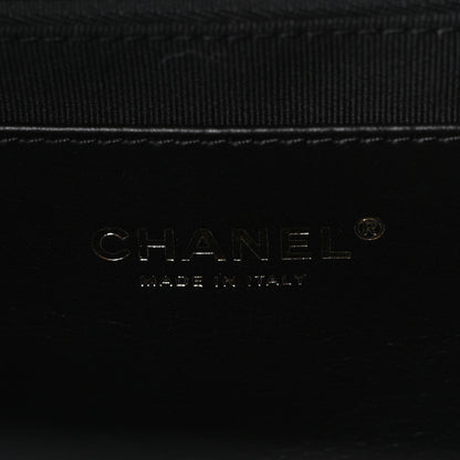 Chanel Washed Denim Quilted Maxi Bow Bag Black 6 of 10