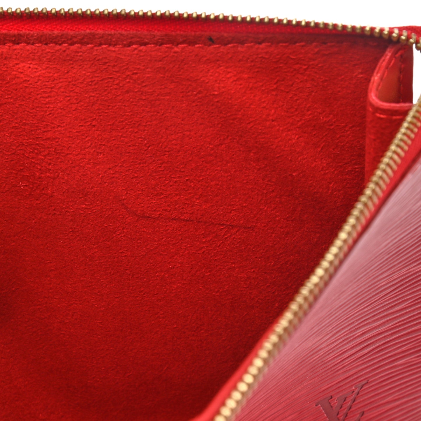 Epi Pochette Accessories 21 Castillan Red