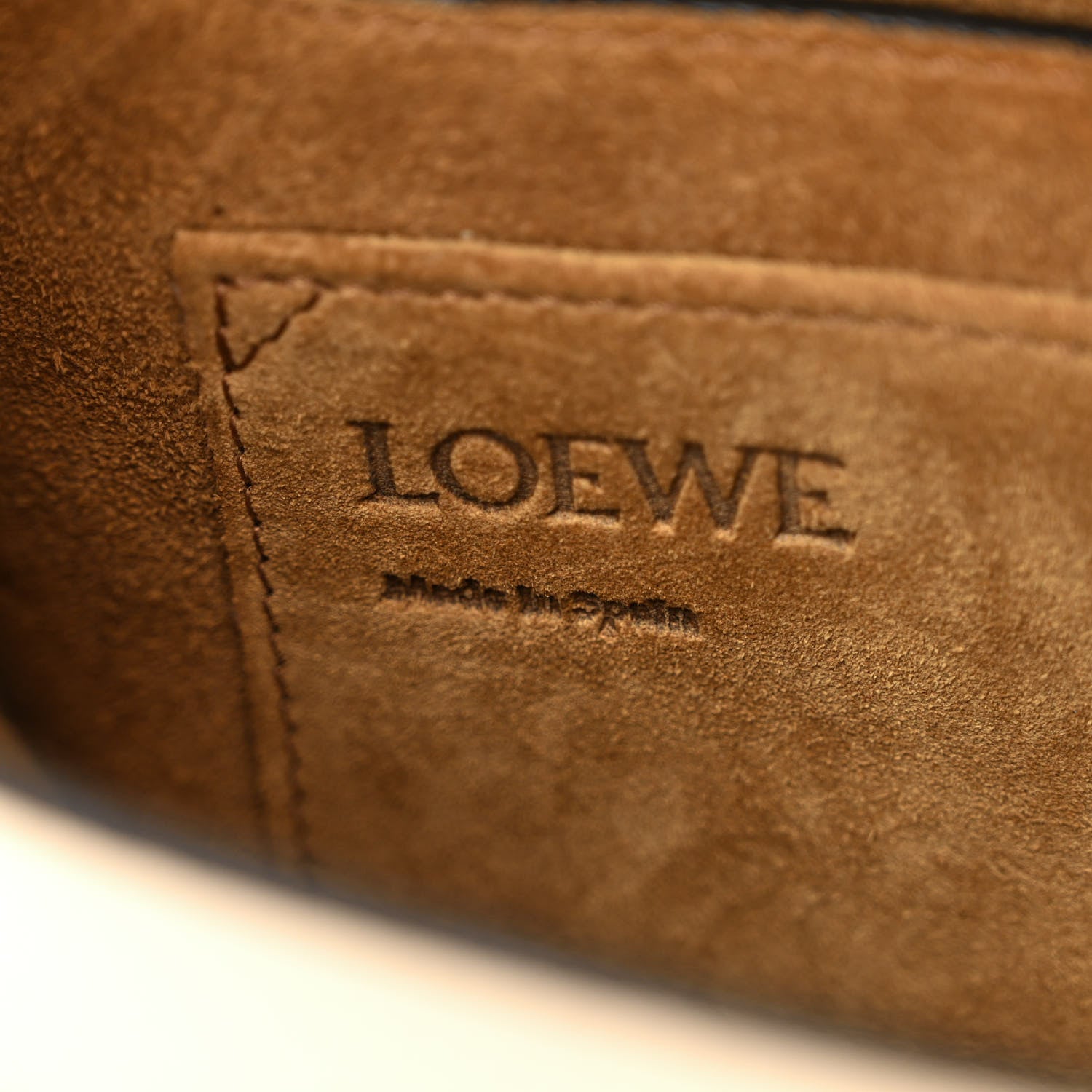 Loewe Grained Calfskin Small Gate Crossbody Bag Light Oat 6 of 10