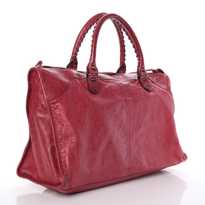 Balenciaga Agneau Classic Hardware Work Pourpre 3 of 7