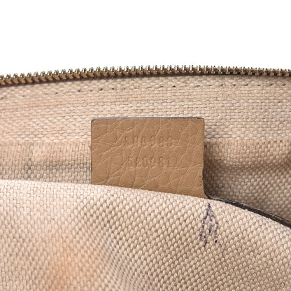 Gucci Pebbled Calfskin Small Soho Bowler Camelia 8 of 15