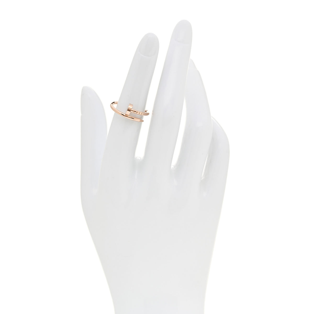18K Pink Gold Small Juste Un Clou Ring 51 5.75