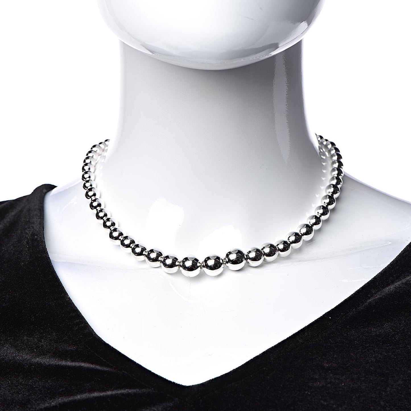 Sterling Silver HardWear Graduated Ball Necklace