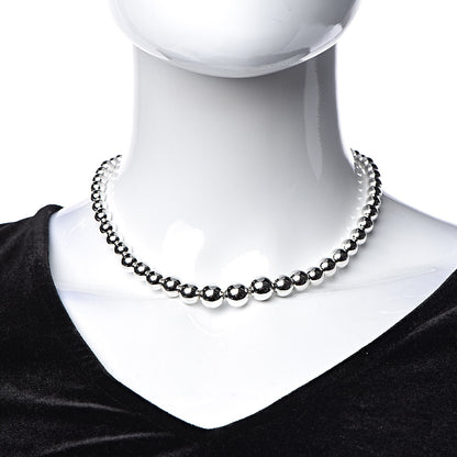 Tiffany Sterling Silver HardWear Graduated Ball Necklace 2 of 5