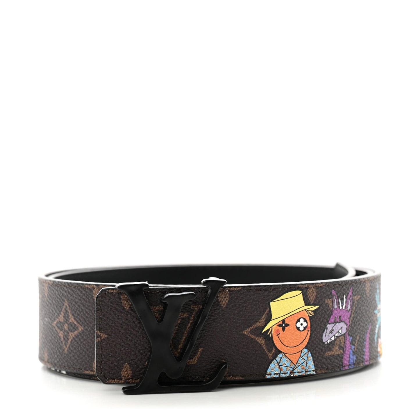 Calfskin Monogram 40mm LV Friends Belt 100 40 Black