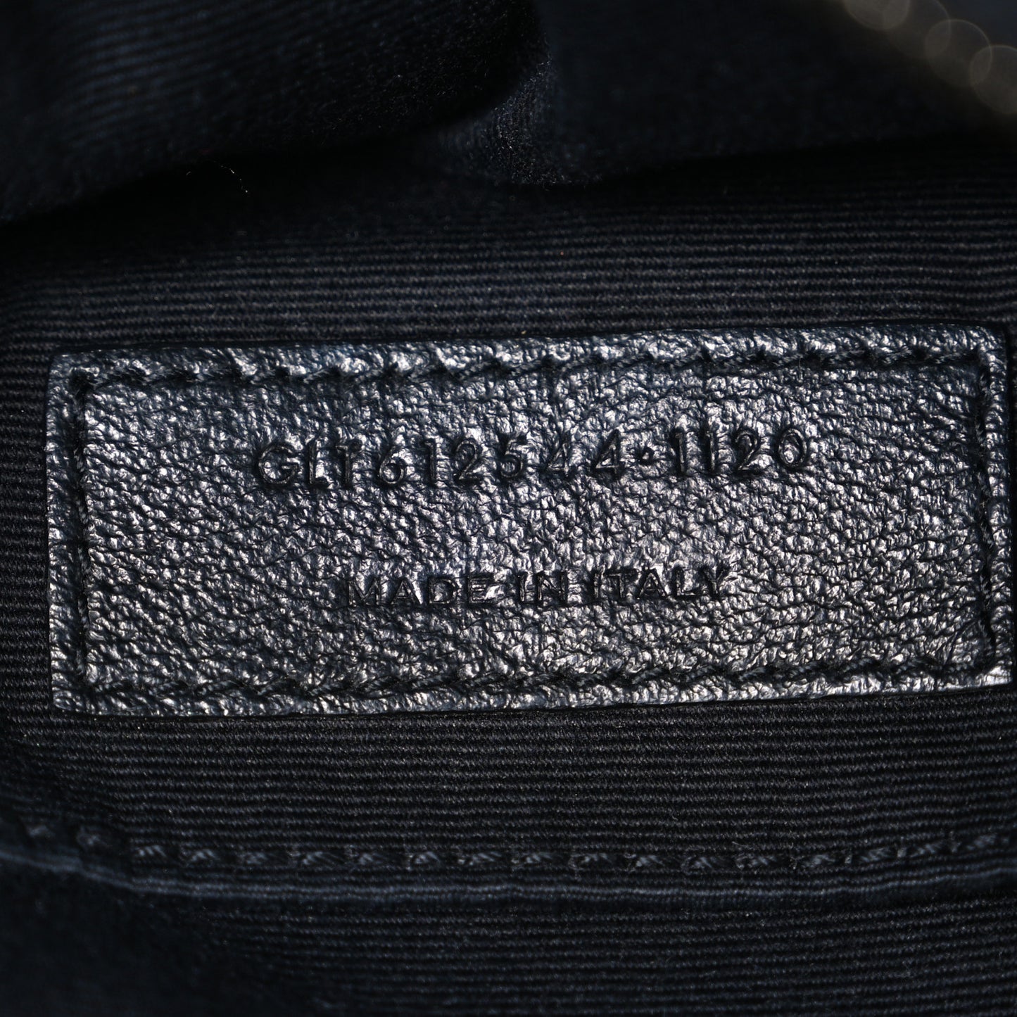 Calfskin Matelasse Monogram Lou Camera Bag Black