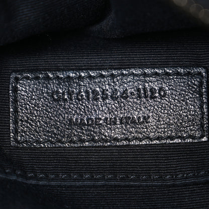 Saint Laurent Calfskin Matelasse Monogram Lou Camera Bag Black 6 of 9