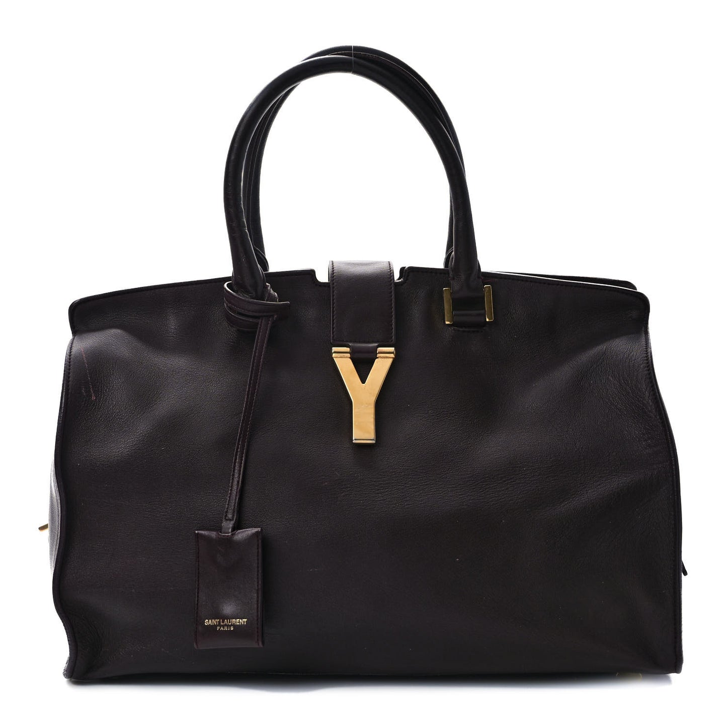 Calfskin Medium Classic Y Cabas Bordeaux