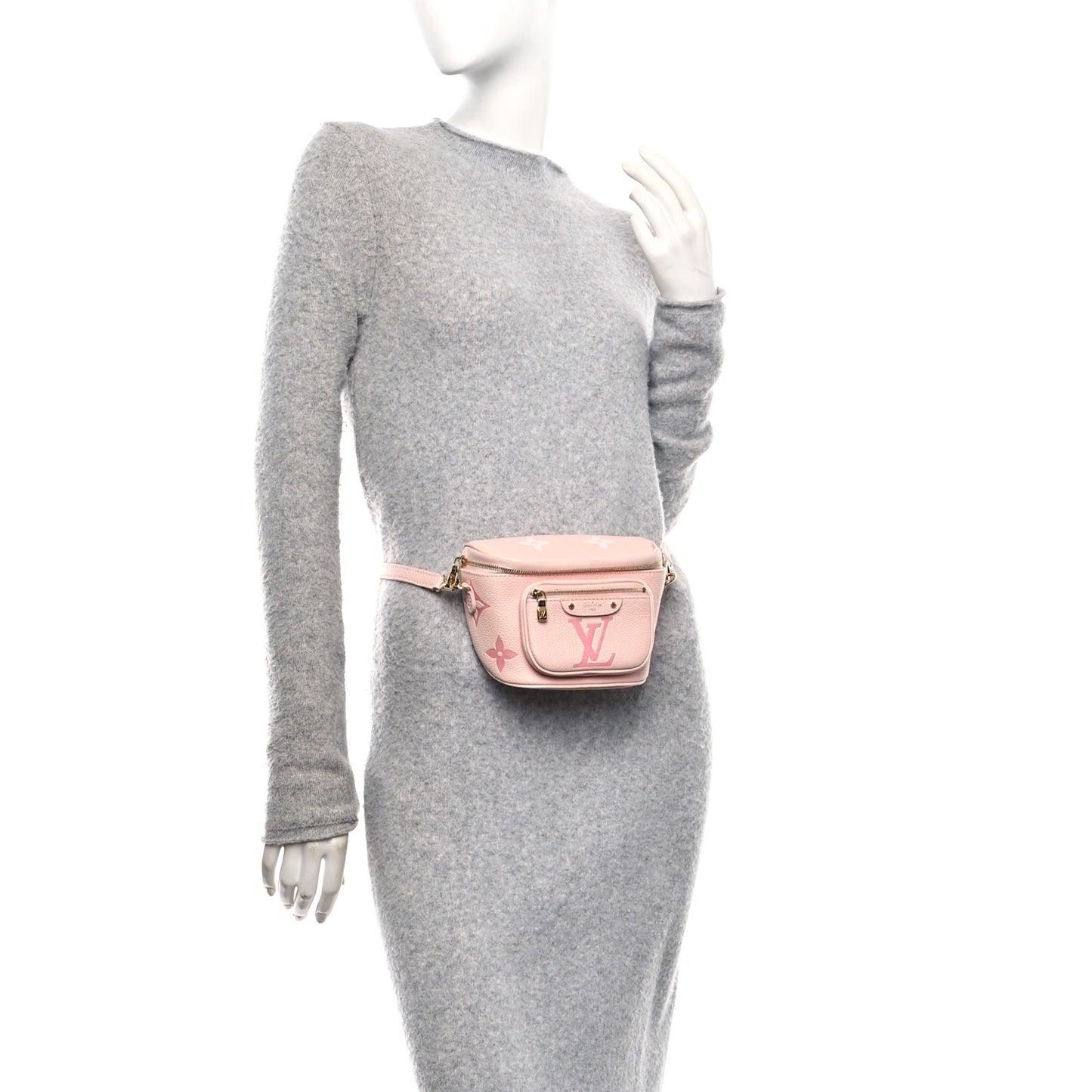 Empreinte Monogram Giant Mini Bumbag Gradient Pink