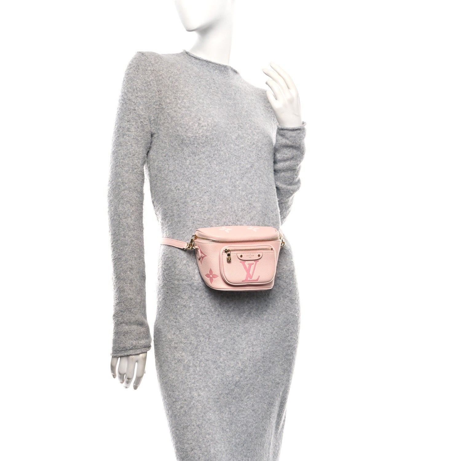 Louis Vuitton Empreinte Monogram Giant Mini Bumbag Gradient Pink 2 of 9