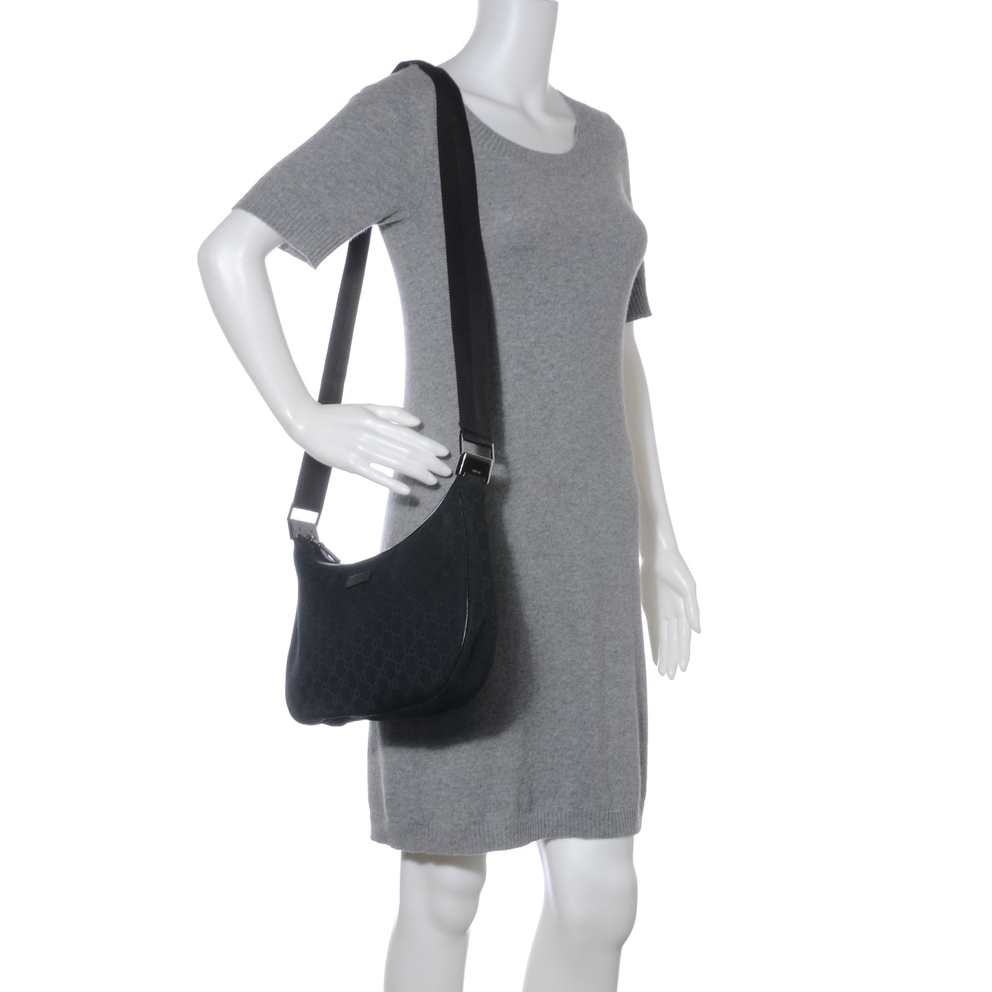Monogram Messenger Bag Black