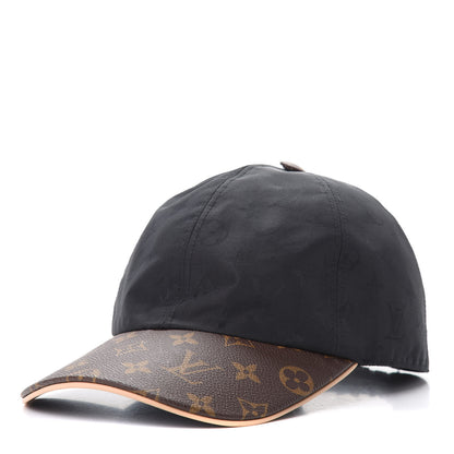 Louis Vuitton Polyester Silk Monogram LV Get Ready Cap L Black 1 of 8