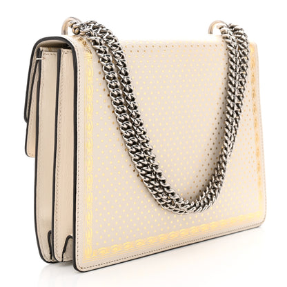 Gucci X SEGA Calfskin GUCCY Stars Medium Dionysus Shoulder Bag Mystic White Gold 3 of 13