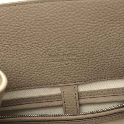 The Row Matte Grained Calfskin Soft Margaux 12 Dark Taupe 6 of 8