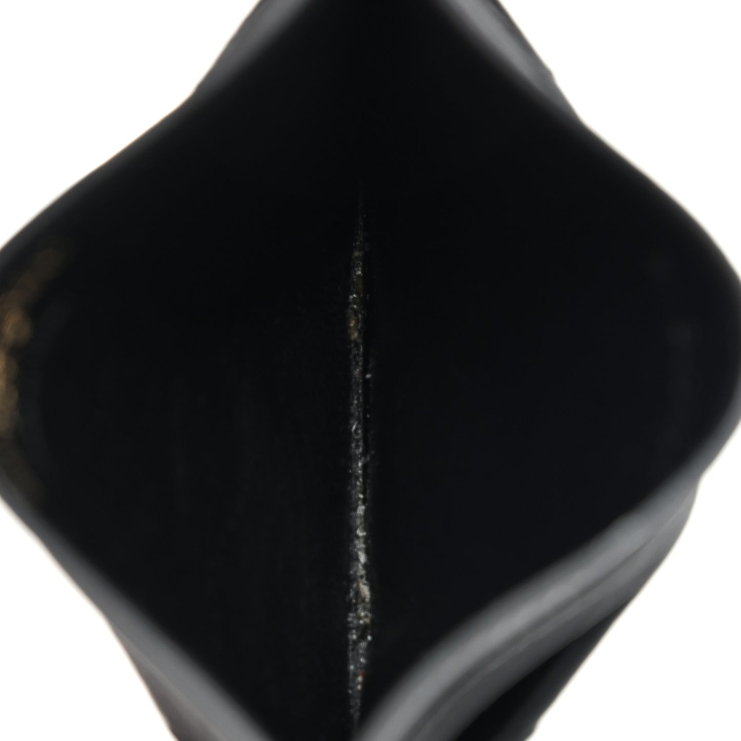 Grain De Poudre Matelasse Chevron Monogram Credit Card Case Black
