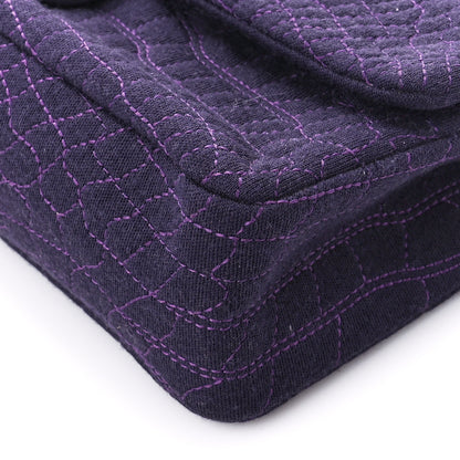 Chanel Jersey Coco's Croc 2.55 Reissue 226 Flap Purple 11 of 13