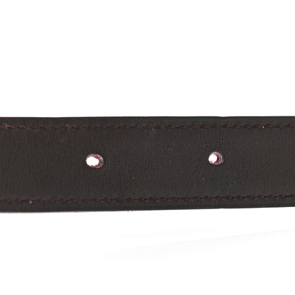 Hermes Swift 24mm Constance H Belt 95 Rubis Chocolate 8 of 12