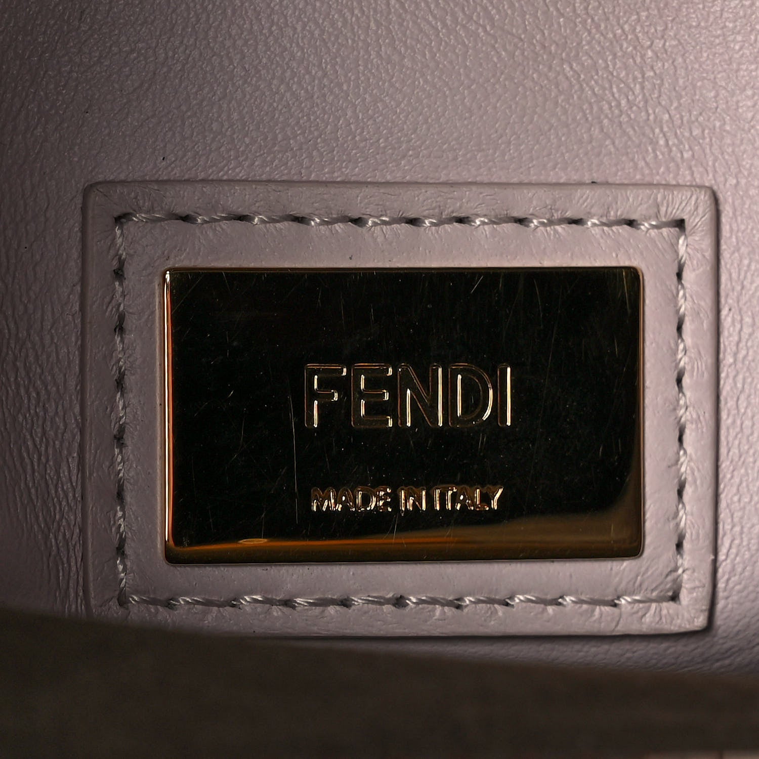Fendi Vitello Seta Shiny Nappa Medium Peekaboo Iconic Satchel Moresco Rosa Doll 6 of 10