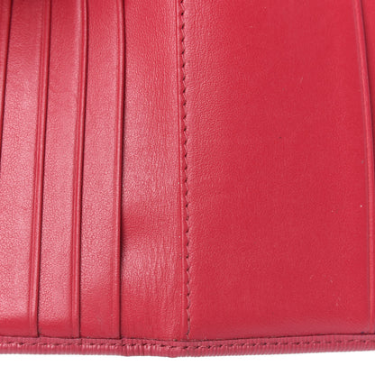 Prada Vitello Move Tri-Fold Compact Wallet Peonia 7 of 7