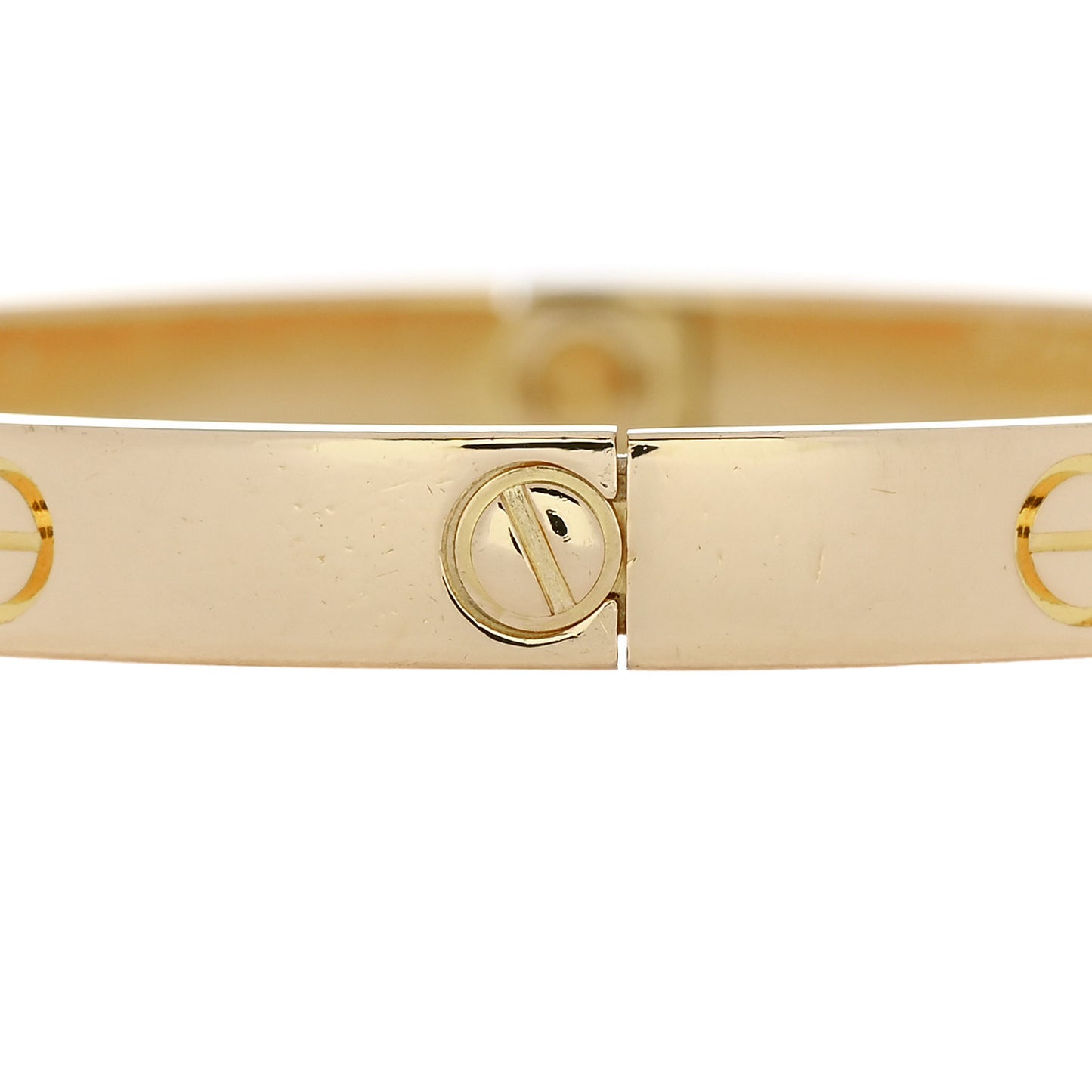 18K Yellow Gold LOVE Bracelet 17