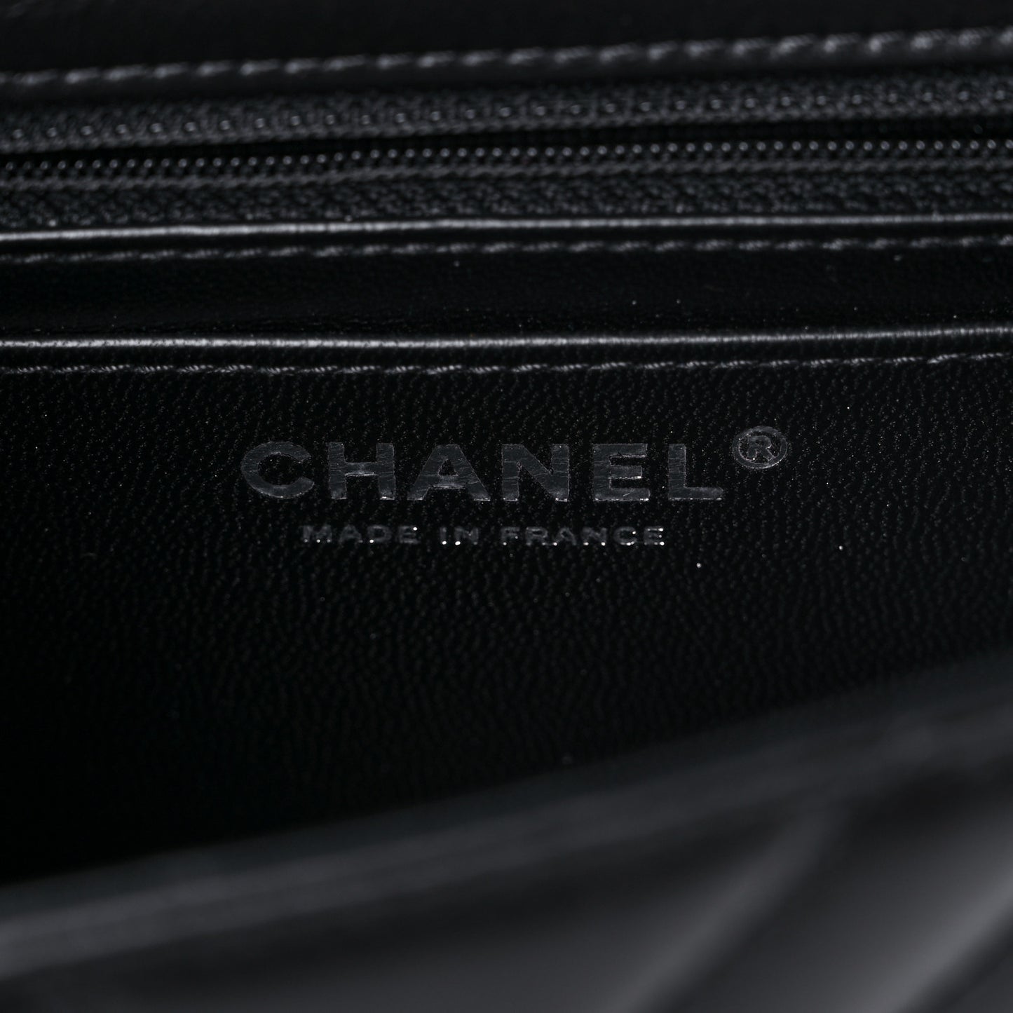 Aged Calfskin Chevron Quilted 2.55 Reissue Mini Flap So Black