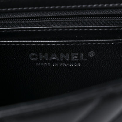 Chanel Aged Calfskin Chevron Quilted 2.55 Reissue Mini Flap So Black 6 of 10