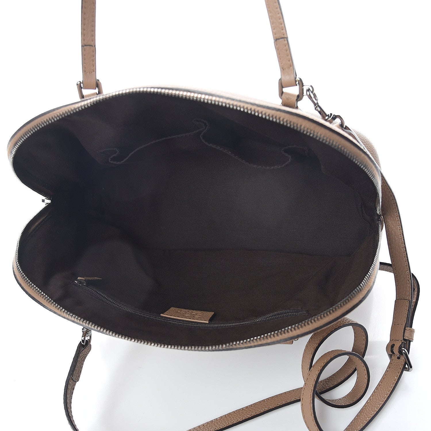 Gucci Calfskin Medium Dome Bag Light Brown 4 of 8