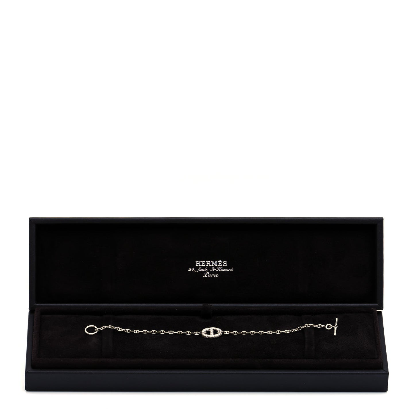 18K White Gold Diamond Farandole Bracelet SH