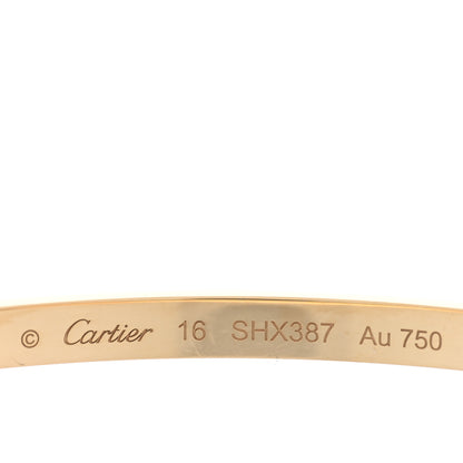 Cartier 18K Yellow Gold Small LOVE Bracelet 16 3 of 7