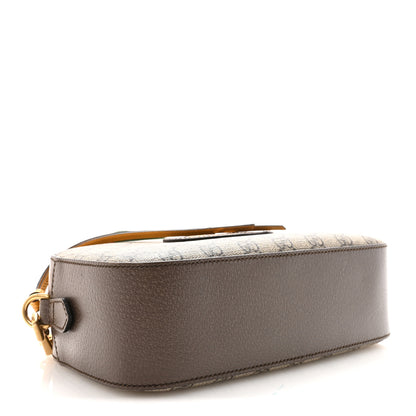 Gucci GG Supreme Monogram Web Neo Vintage Shoulder Bag Beige New Acero Crop 4 of 11