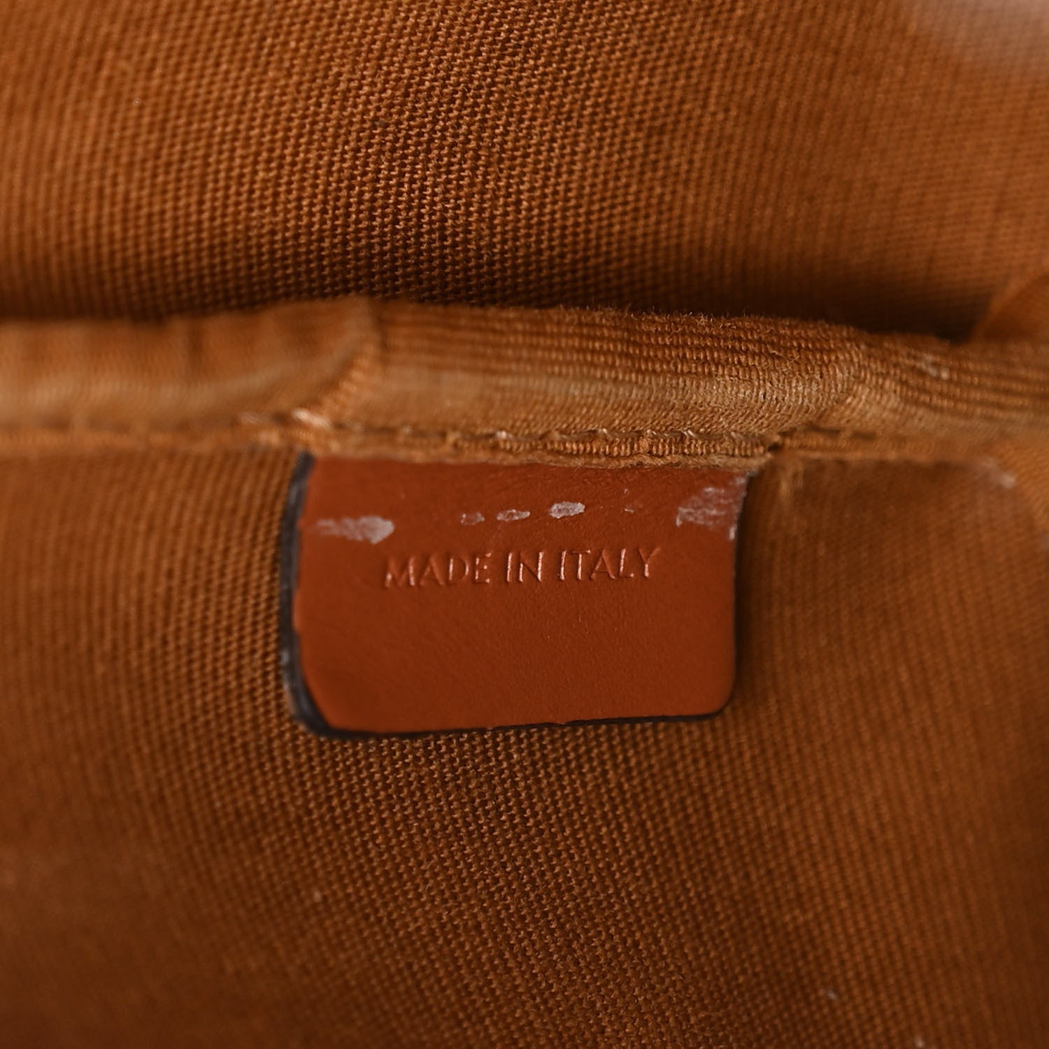 Celine Triomphe Canvas Calfskin Small Bucket Bag Tan 7 of 11