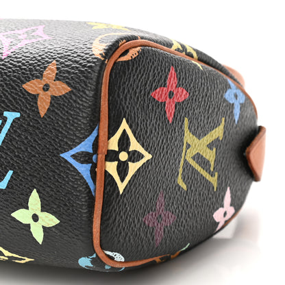Louis Vuitton Monogram Multicolor Mini Sac HL Speedy Black 8 of 11