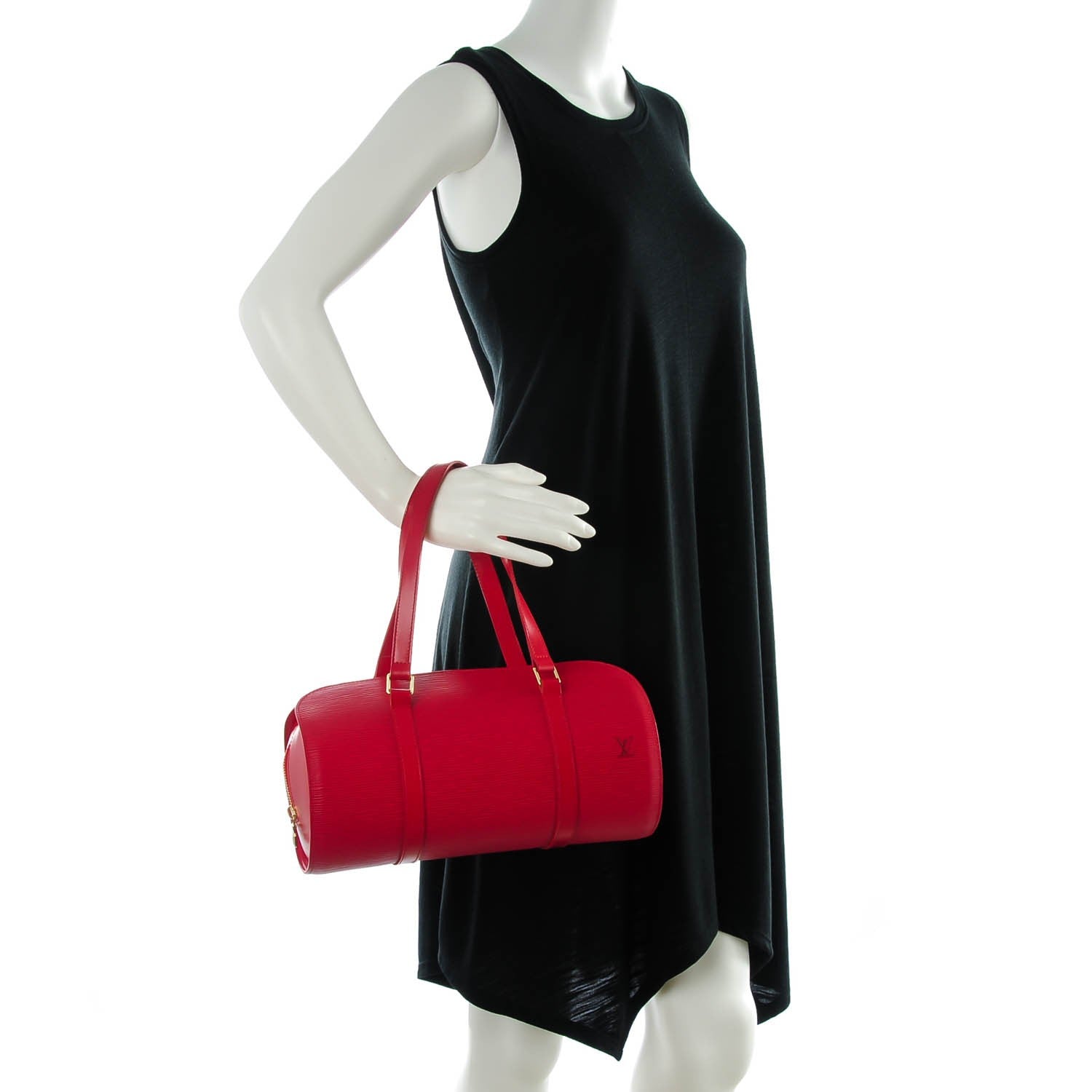 Louis Vuitton Epi Soufflot Rouge 2 of 7