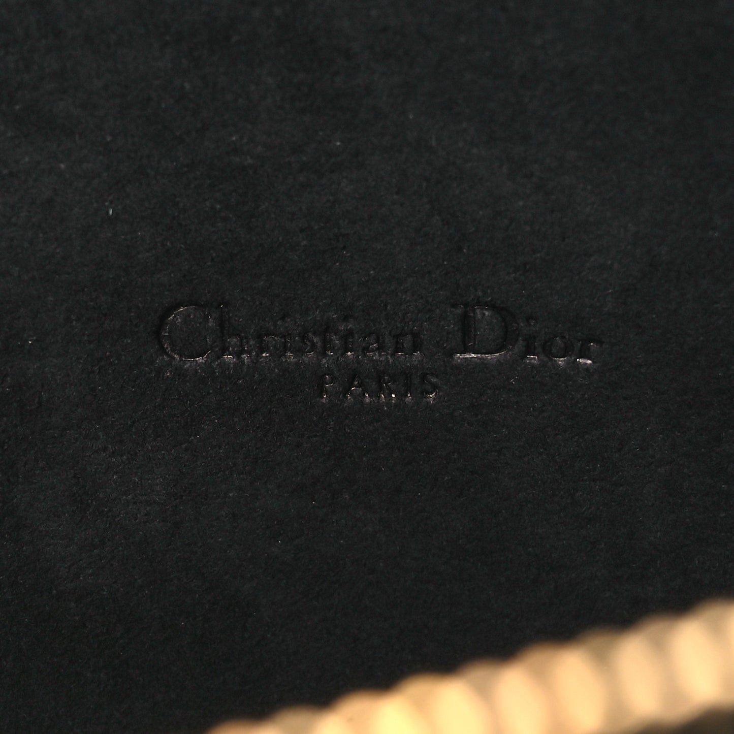 Grained Calfskin Caro Double Pouch Black