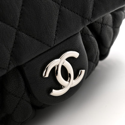 Chanel Washed Lambskin Quilted Mini Chain Around Flap Black 11 of 12